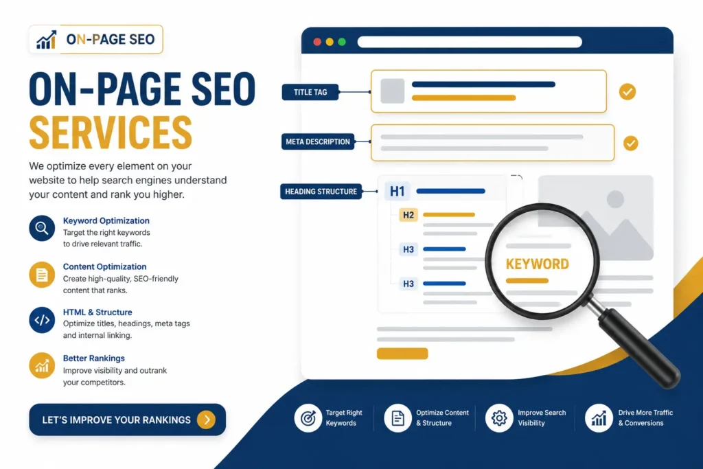 Affordable on page SEO services improving Google rankings