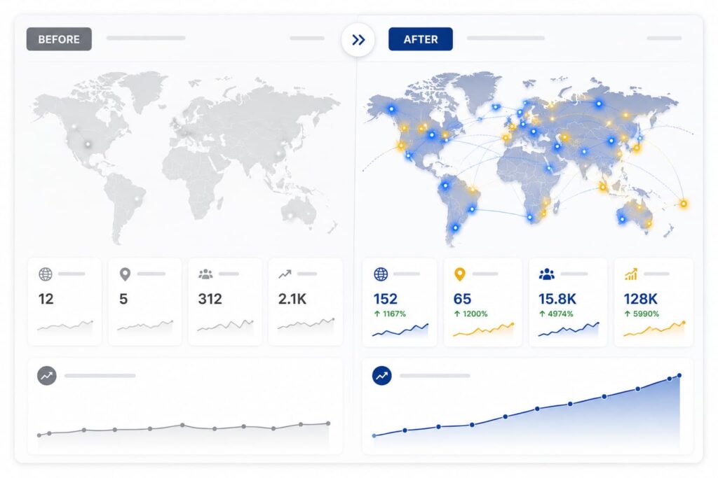 Fully managed international SEO services