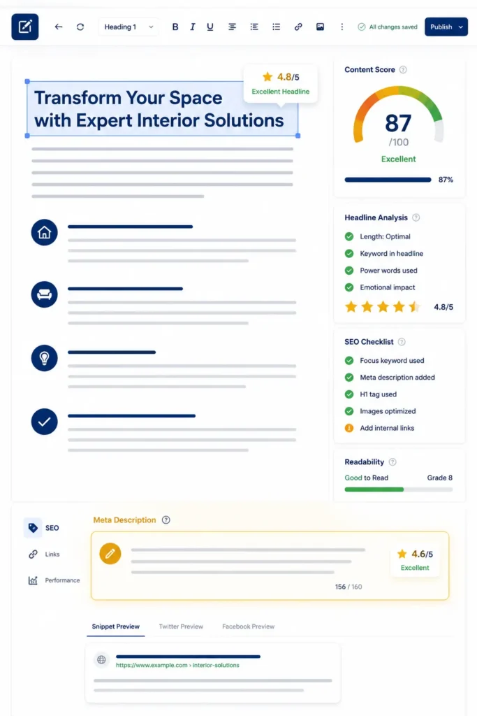 SEO-friendly content writing process