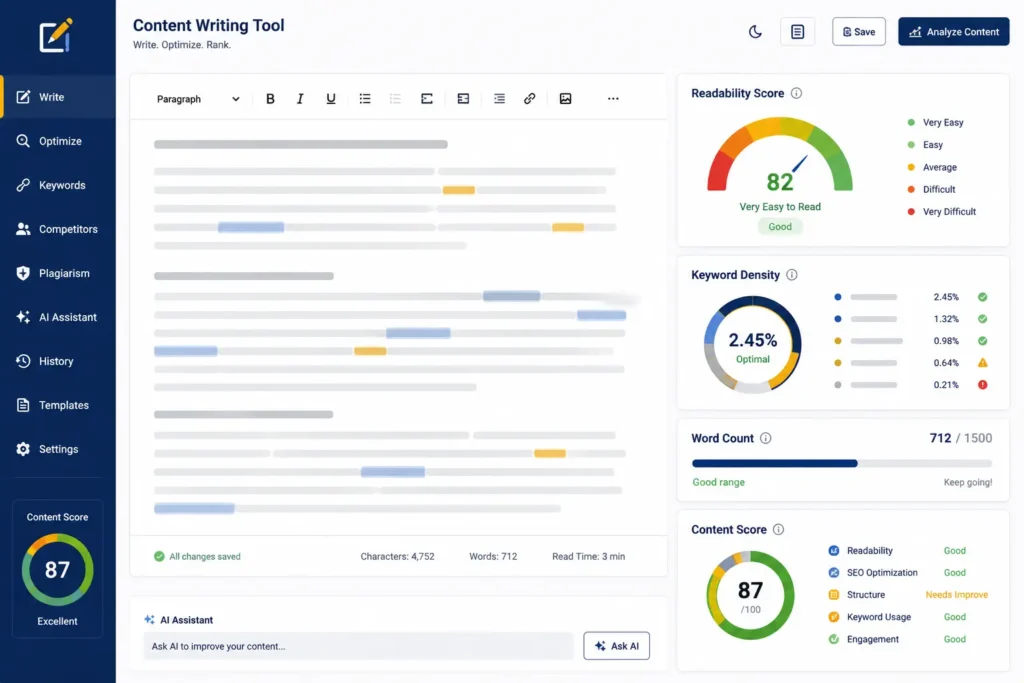 t: Results-driven SEO content writing