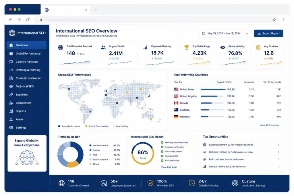 Effective international SEO services for higher global rankings